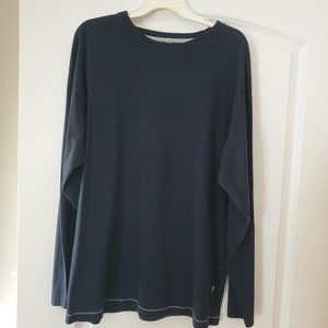 MEN'S NEWPORT BLUE NAVY BLUE LONG SLEEVE SHIRT SIZE XXL